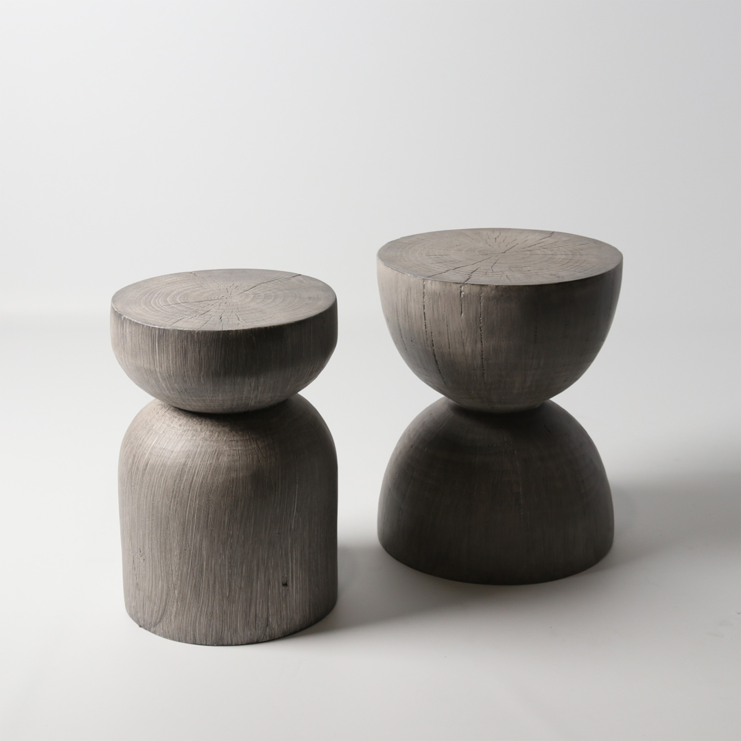 MGO Hourglass Stool - Grey image 1